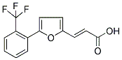 (2E)-3-(5-[2-(TRIFLUOROMETHYL)PHENYL]-2-FURYL)ACRYLIC ACID Struktur