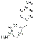 4,4'-METHYLENEDIANILINE, [RING-14C(U)] Struktur