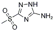 3-(METHYLSULFONYL)-1H-1,2,4-TRIAZOL-5-AMINE Struktur