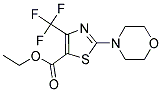 ETHYL 2-MORPHOLINO-4-(TRIFLUOROMETHYL)-1,3-THIAZOLE-5-CARBOXYLATE Struktur