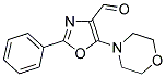 5-(4-MORPHOLINYL)-2-PHENYL-1,3-OXAZOLE-4-CARBALDEHYDE Struktur