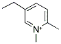 5-ETHYL-1,2-DIMETHYLPYRIDINIUM Struktur