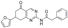 N-[7-(2-FURYL)-5-OXO-5,6,7,8-TETRAHYDROQUINAZOLIN-2-YL]-2-PHENYLACETAMIDE Struktur