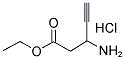 D,L-3-AMINO-ETHYLPENTINOATE-HCL Struktur