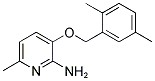 2-AMINO-3-(2,5-DIMETHYLBENZYLOXY)-6-METHYLPYRIDINE Struktur