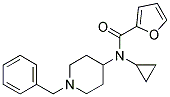 N-(1-BENZYLPIPERIDIN-4-YL)-N-(CYCLOPROPYL)FURAN-2-CARBOXAMIDE Struktur