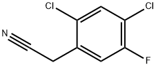 2,4-DICHLORO-5-FLUOROPHENYLACETONITRILE Struktur