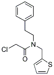 2-CHLORO-N-(2-PHENYLETHYL)-N-(THIEN-2-YLMETHYL)ACETAMIDE Struktur