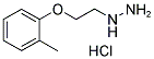 [2-(2-METHYLPHENOXY)ETHYL]HYDRAZINE HYDROCHLORIDE Struktur