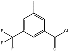 3-METHYL-5-(TRIFLUOROMETHYL)BENZOYL CHLORIDE Struktur