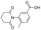 3-(2,6-DIOXOPIPERIDIN-1-YL)-4-METHYLBENZOIC ACID Struktur