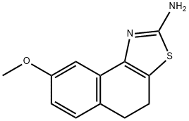 8-METHOXY-4,5-DIHYDRO-NAPHTHO[1,2-D ]THIAZOL-2-YLAMINE Struktur