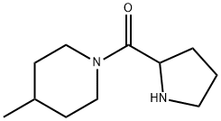 (4-METHYL-PIPERIDIN-1-YL)-PYRROLIDIN-2-YL-METHANONE Struktur