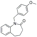 1-(4-METHOXYBENZYL)-1,3,4,5-TETRAHYDRO-2H-1-BENZAZEPIN-2-ONE Struktur