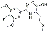 4-(METHYLTHIO)-2-[(3,4,5-TRIMETHOXYBENZOYL)AMINO]BUTANOIC ACID Struktur