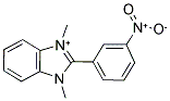 1,3-DIMETHYL-2-(3-NITROPHENYL)-3H-BENZIMIDAZOL-1-IUM Struktur