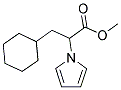 METHYL 3-CYCLOHEXYL-2-(1H-PYRROL-1-YL)PROPANOATE Struktur