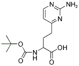 BOC-(R, S)-2-AMINO-4-[(2-AMINO)PYRIMIDINYL]BUTANOIC ACID Struktur