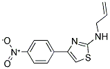 (4-(4-NITROPHENYL)(2,5-THIAZOLYL))PROP-2-ENYLAMINE Struktur