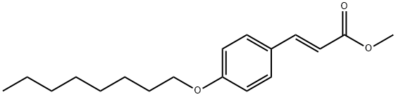 METHYL (E)-3-[4-(OCTYLOXY)PHENYL]-2-PROPENOATE Struktur