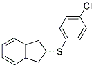 2-INDANYL-4-CHLOROPHENYLSULFIDE Struktur