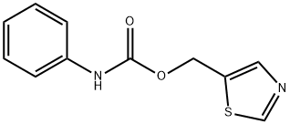 1,3-THIAZOL-5-YLMETHYL N-PHENYLCARBAMATE Struktur