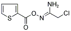 2-CHLORO-N'-[(2-THIENYLCARBONYL)OXY]ETHANIMIDAMIDE Struktur