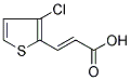 3-(3-CHLORO-2-THIENYL)ACRYLIC ACID Struktur