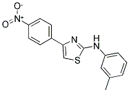 [4-(4-NITRO-PHENYL)-THIAZOL-2-YL]-M-TOLYL-AMINE Struktur