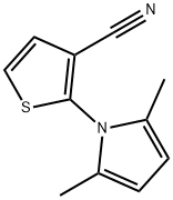 2-(2,5-DIMETHYL-1H-PYRROL-1-YL)-3-THIOPHENECARBONITRILE Struktur