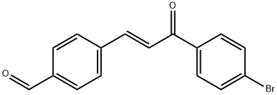 4-[3-(4-BROMOPHENYL)-3-OXO-1-PROPENYL]BENZENECARBALDEHYDE Struktur