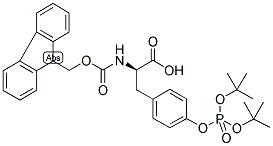 FMOC-D-TYR(PO3TBU2)-OH Struktur