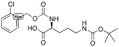 N-ALPHA-2-CHLORO-CARBOBENZOXY,N-DELTA-T-BUTOXYCARBONYL-L-ORNITHINE Struktur