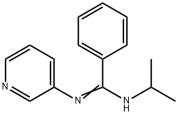 N'-ISOPROPYL-N-(3-PYRIDINYL)BENZENECARBOXIMIDAMIDE Struktur