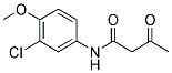 N-(3-CHLORO-4-METHOXYPHENYL)-3-OXOBUTANAMIDE Struktur