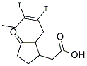 (+/-)-2-JASMONIC ACID, [2,3-3H] Struktur