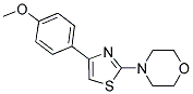 4-[4-(4-METHOXYPHENYL)-1,3-THIAZOL-2-YL]MORPHOLINE Struktur