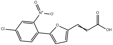 3-[5-(4-CHLORO-2-NITRO-PHENYL)-FURAN-2-YL]-ACRYLIC ACID Struktur