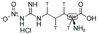 NG NITRO-L-[2,3,4,5-3H]ARGININE HYDROCHLORIDE Struktur