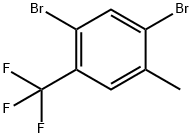 2,4-DIBROMO-5-METHYLBENZOTRIFLUORIDE Struktur