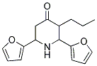 2,6-DI-2-FURYL-3-PROPYLPIPERIDIN-4-ONE Struktur