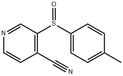 3-[(4-METHYLPHENYL)SULFINYL]ISONICOTINONITRILE Struktur