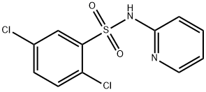 ((2,5-DICHLOROPHENYL)SULFONYL)-2-PYRIDYLAMINE Struktur