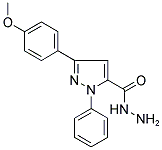 5-(4-METHOXY-PHENYL)-2-PHENYL-2H-PYRAZOLE-3-CARBOXYLIC ACID HYDRAZIDE Struktur