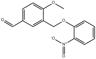 4-METHOXY-3-(2-NITRO-PHENOXYMETHYL)-BENZALDEHYDE Struktur