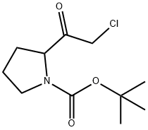 1-BOC-2-(2'-CHLOROACETYL)-PYRROLIDINE Struktur