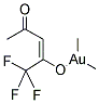 GOLD(III) DIMETHYL(TRIFLUOROACETYLACETONATE) Struktur