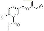 2-CHLORO-5-(5-FORMYL-FURAN-2-YL)BENZOIC ACID METHYL ESTER Struktur