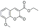 ETHYL 8-METHOXYCOUMARIN-3-CARBOXYLATE Struktur