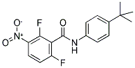 N-[4-(TERT-BUTYL)PHENYL]-2,6-DIFLUORO-3-NITROBENZAMIDE Struktur